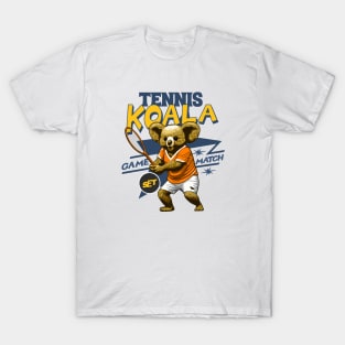 Tennis Koala bear game set match T-Shirt